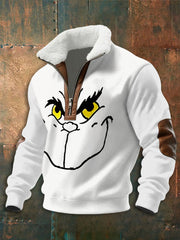 Herren-Kapuzen pullover mit Reiß verschluss