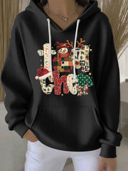 Damen Weihnachts druck Casual Hoodie