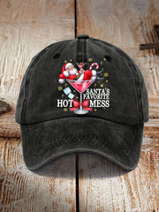 Unisex Lustige Weihnachten Weihnachts mann Lieblings heiße Mess Hut