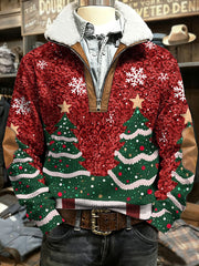 Herren-Weihnachts kunst bedruckte Tops