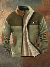 Herren Vintage Western bedrucktes Casual Sweatshirt