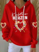Damen Kölner Karneval Print Hoodie