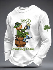 Men's St. Patrick's Day Waffle Top