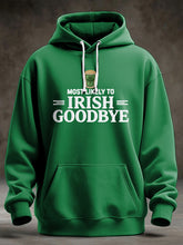Men's Funny St. Patrick's Day Hoodie