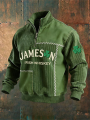 Men's Irish Whiskey Zip-Up Hoodie