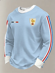 T-shirt à manches longues France Rugby Waffle Homme