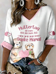 Damen-T-Shirt mit Muttertags-Print