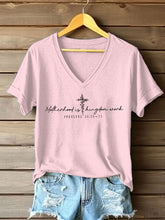 Damen-T-Shirt mit dem Aufdruck „Muttersein ist Königreichsarbeit“ im Casual-Stil