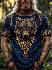 Bedrucktes T-Shirt für Herren Viking