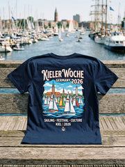 Herren Kieler Woche Print Freizeit-T-Shirt