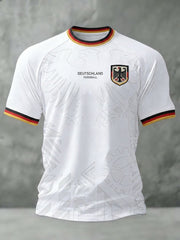 Herren-Fußball-T-Shirt mit Deutschland-Print