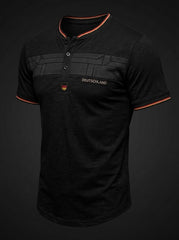 Herren-Fußball-T-Shirt mit Deutschland-Print