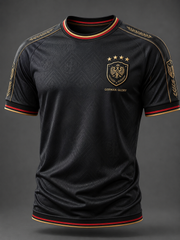 Herren-Fußball-T-Shirt mit Deutschland-Druck