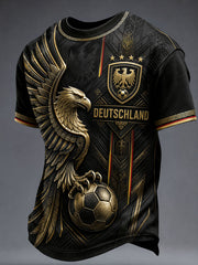 Herren-Fußball-T-Shirt aus Deutschland mit kurzen Ärmeln