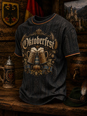 Herren-Oktoberfest-T-Shirt mit Aufdruck