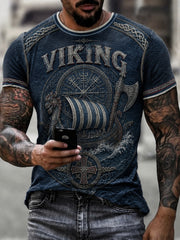 Herren-Vikingert-Shirt mit Druck