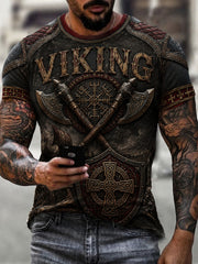 Herren-Vikingert-Shirt mit Druck