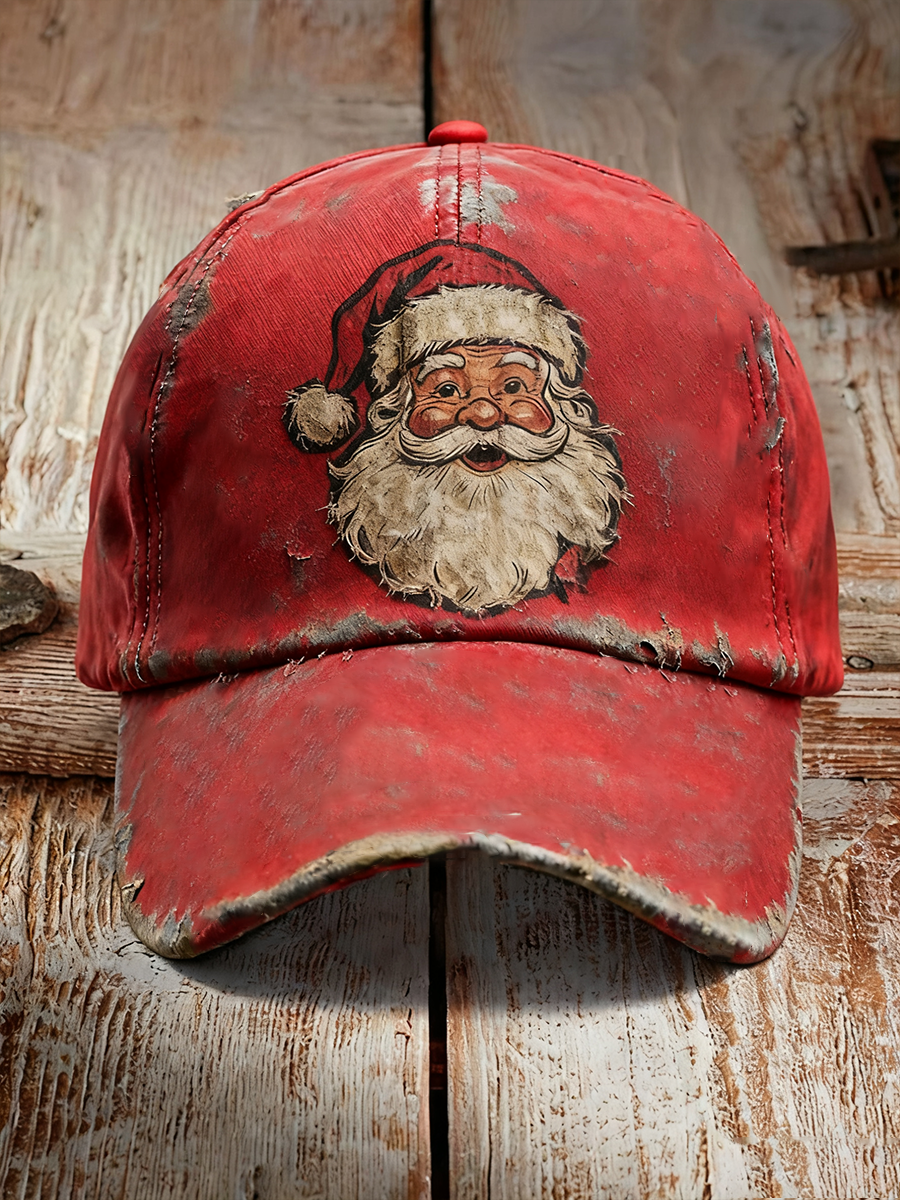 Weihnachts mann bedruckte lässige Unisex-Mütze