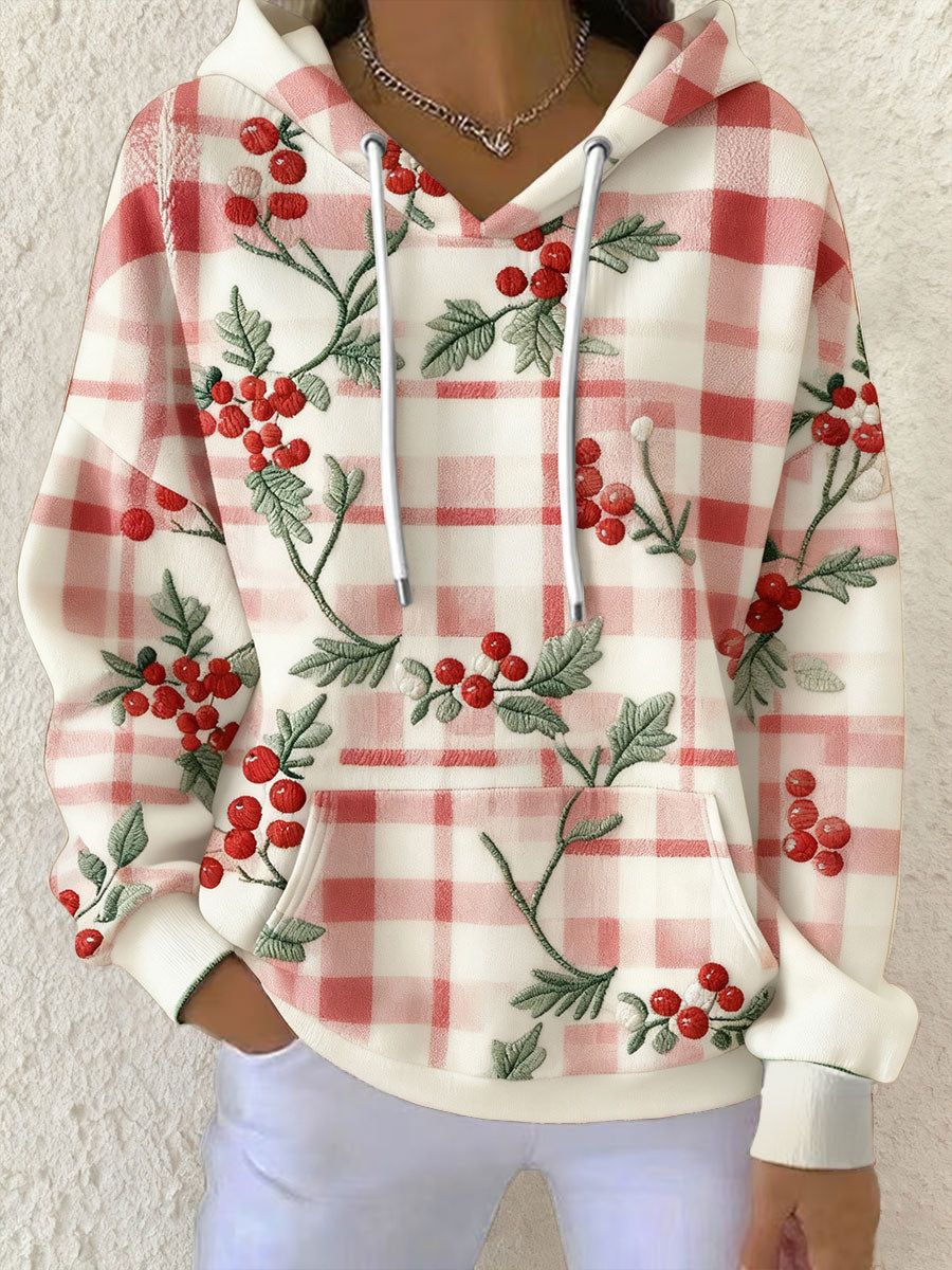 Frauen Weihnachten Lustige Kunst Bedruckt Hoodie