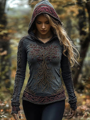 Frauen Wikinger Baum des Lebens Tops