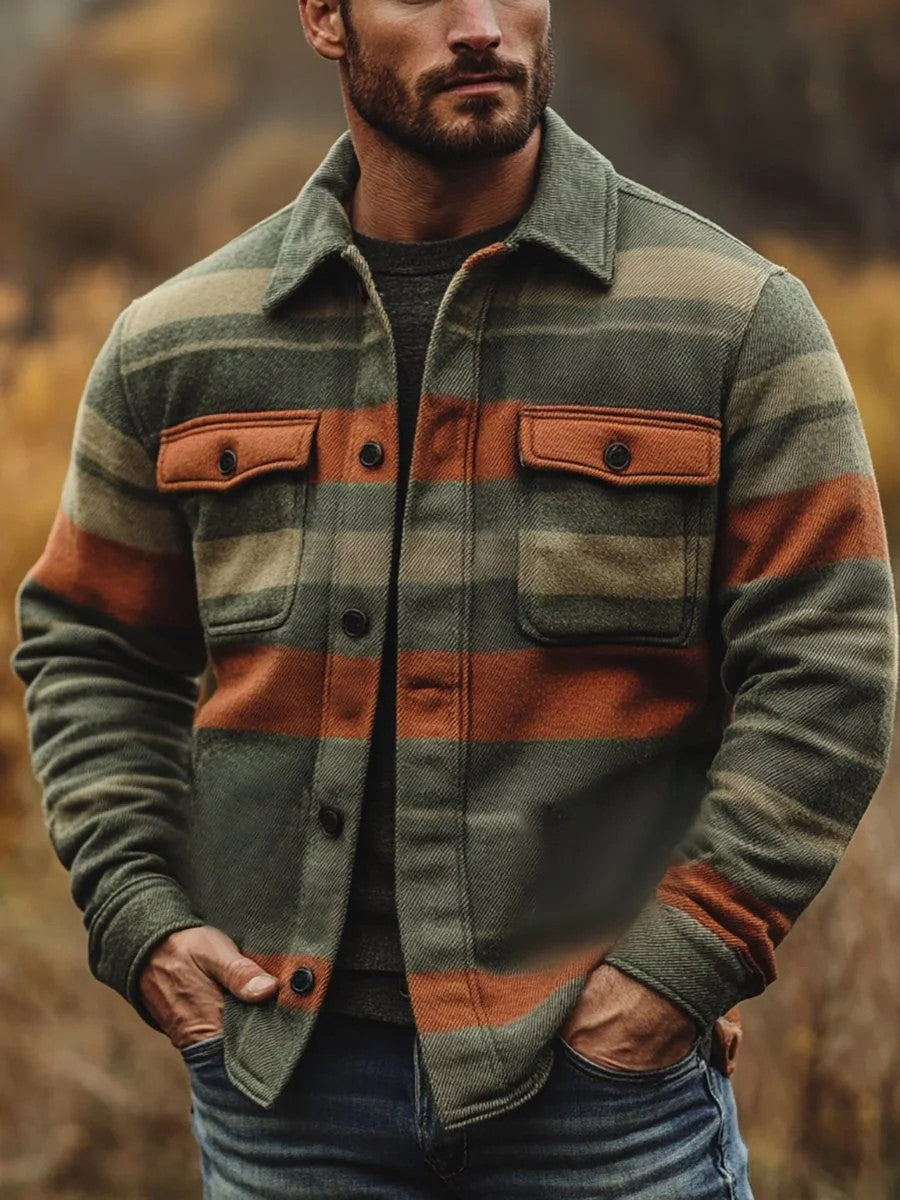 Herren Freizeit jacke Kariert