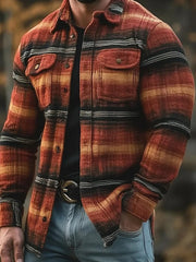 Herren Freizeit jacke Kariert