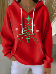 Frauen Jesus Christatmas Baum Hoodie