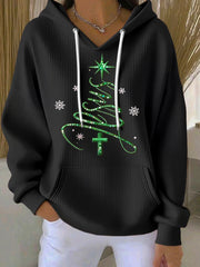 Frauen Jesus Christatmas Baum Hoodie