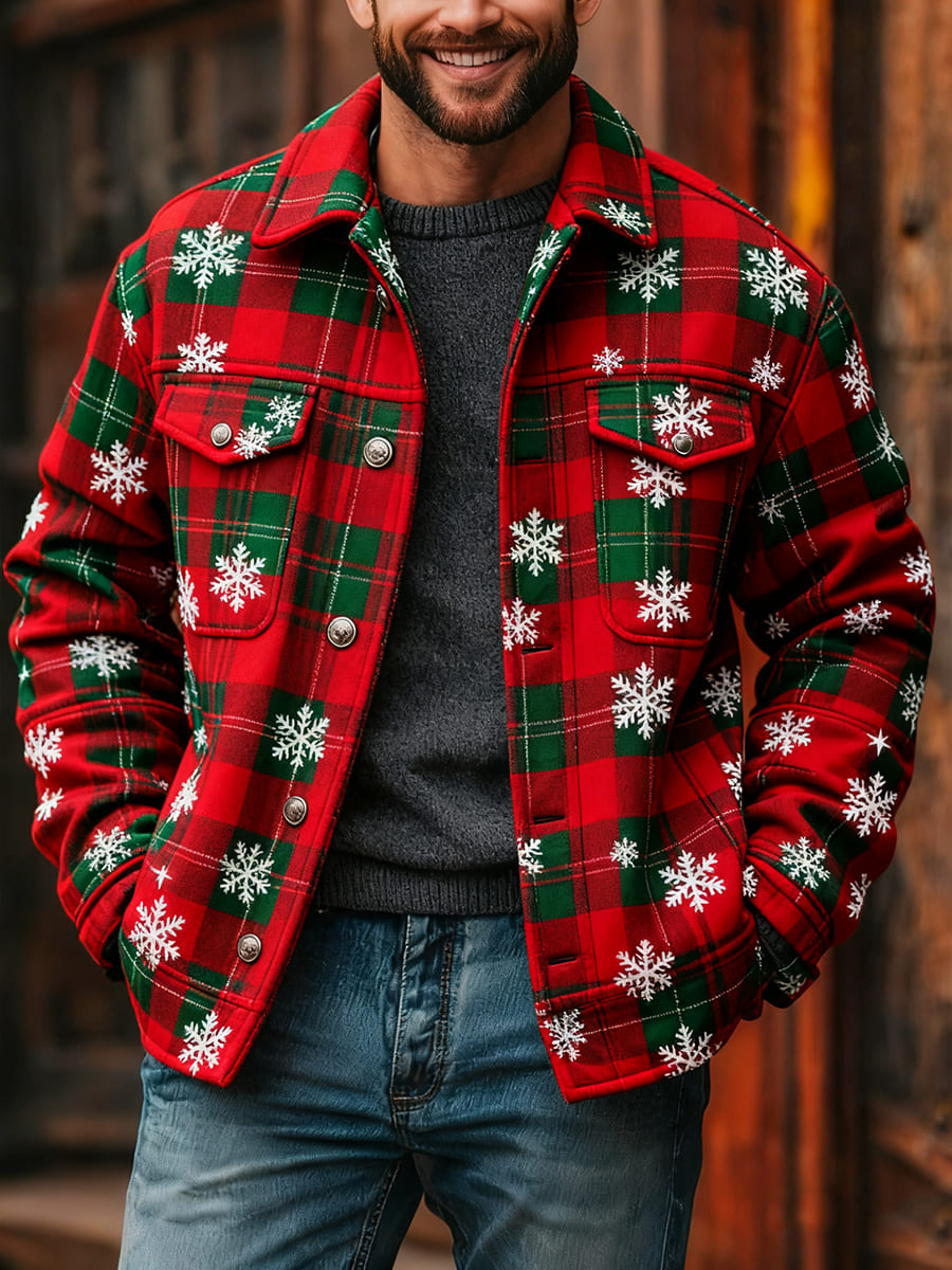 Herren Frohe Weihnachten lässig bequeme lange Ärmel Oberbekleidung
