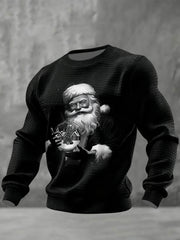 Herren Retro Weihnachten Vintage Top