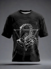 T-Shirt mit kurzen Ärmeln für Herren Rockmusik inspiriert