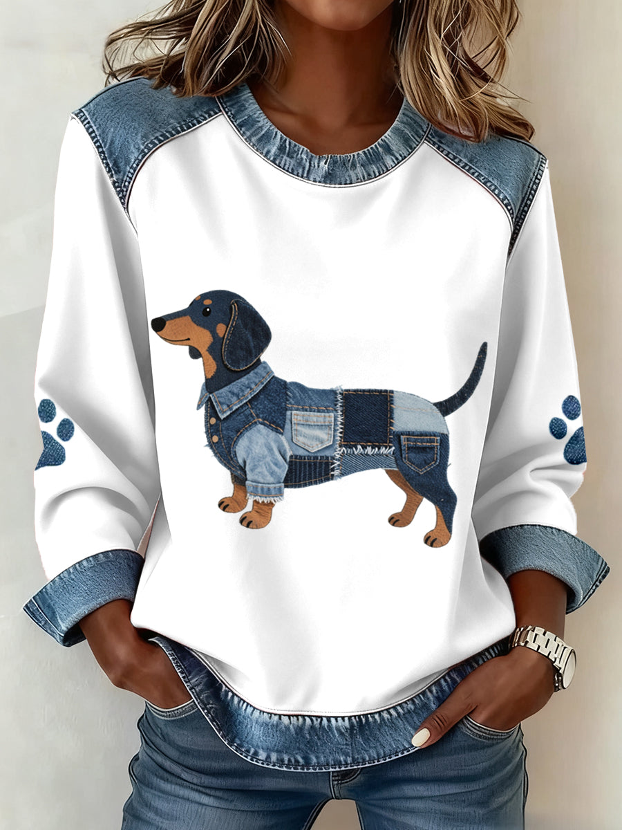 Regelmäßiges Sweatshirt für Frauen