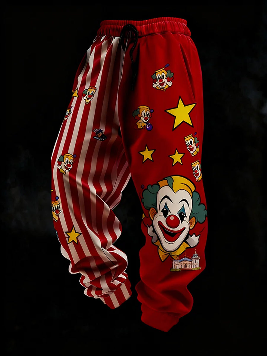 Cologne Carnival Clown Print Freizeit hosen für Herren