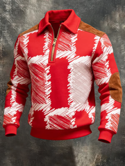 Herren Cologne Carnival Print Zip-Up Hoodie