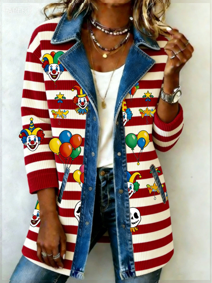 Damen Kölner Karneval Cord Anzug Jacke