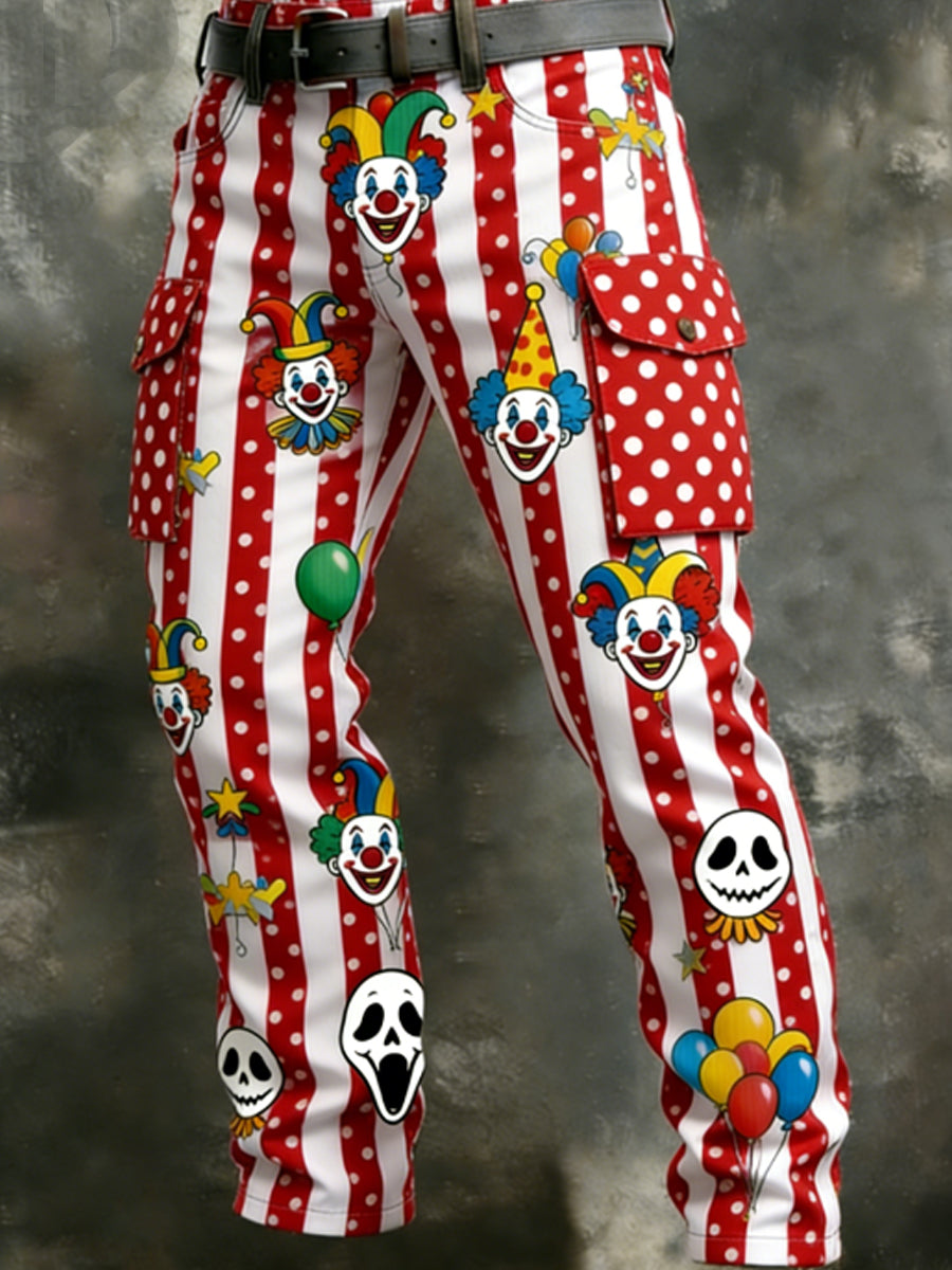 Herren Kölner Karneval Retro Business Style Freizeit hose