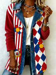 Damen Kölner Karneval Cord Anzug Jacke