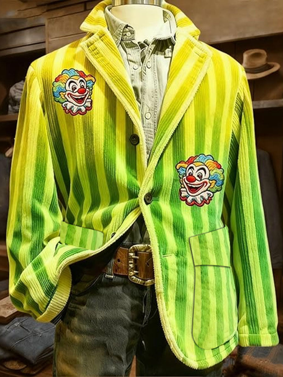 Herren Cologne Carnival Print Casual Anzüge