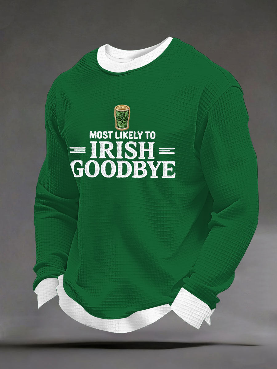 Men's Funny St. Patrick's Day Long Sleeve T-Shirt