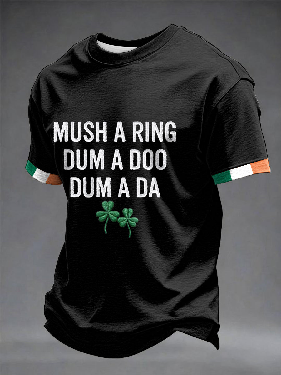 Men's Irish drinking song Inspired short sleeves t-shirt