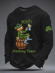 Men's St. Patrick's Day Waffle Top