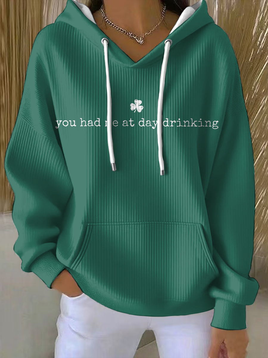 Women's You Had Me At Day Drinking Hoodie