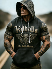 Herren-Oberteil mit kurzen Ärmeln im Viking-Stil