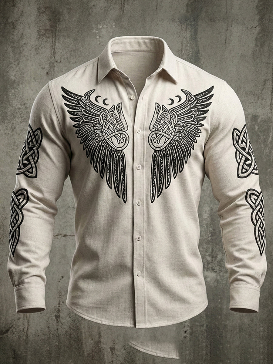 Herren Viking Langarm hemd
