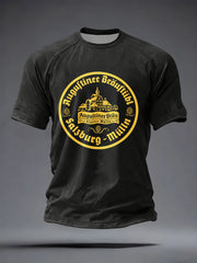 Herren Bier Liebhaber München Oktoberfest Print T-Shirt