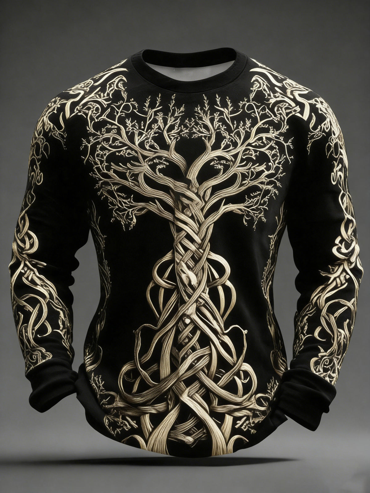 Herren-Viking-Sweatshirt mit Druck