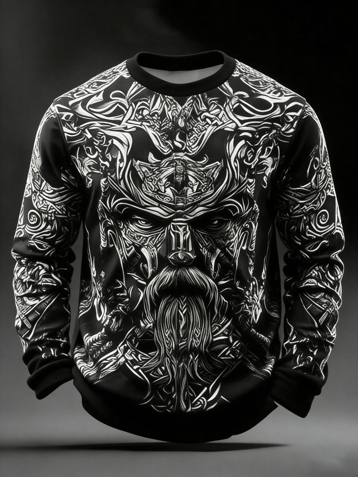 Herren-Viking-Sweatshirt mit Druck