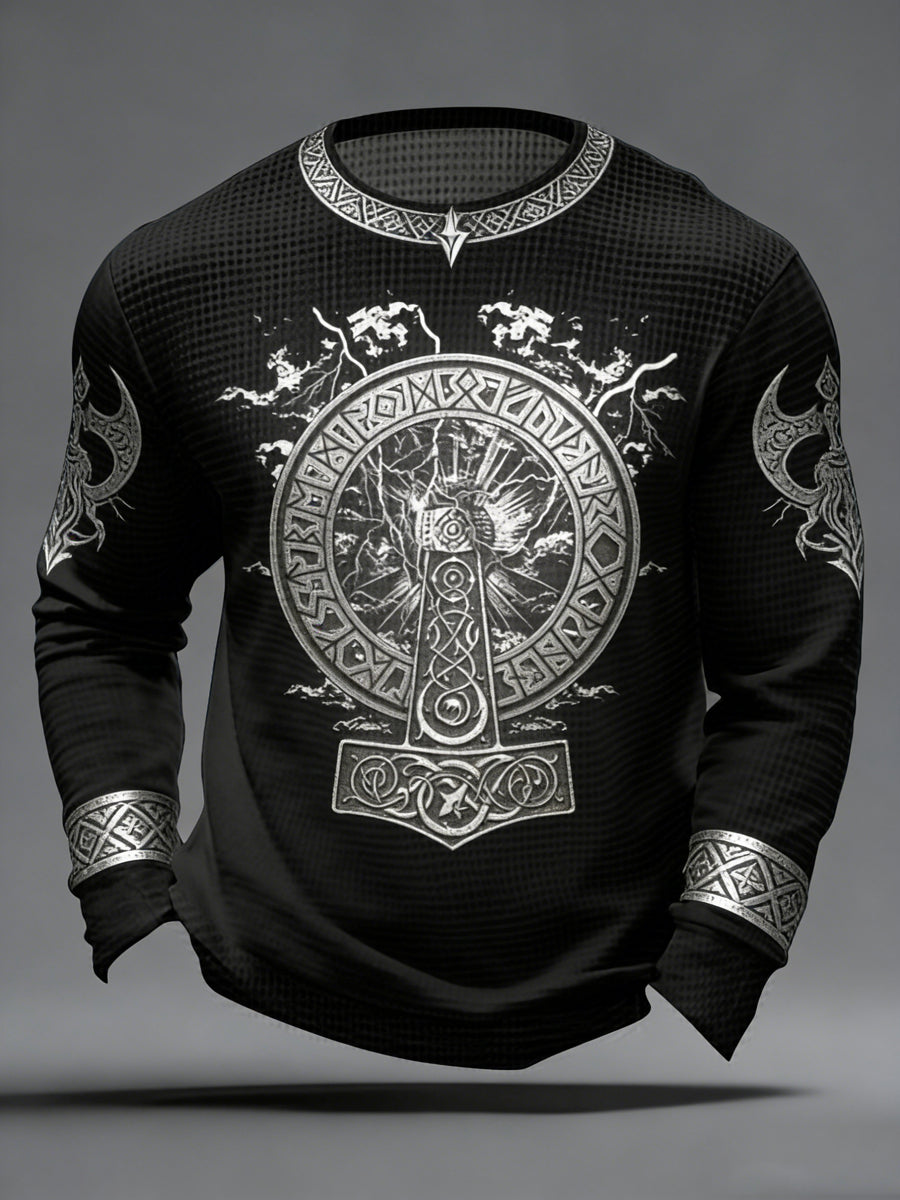 Herren Waffel-Top im Viking-Stil