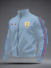 Veste zippée de rugby pour hommes, France