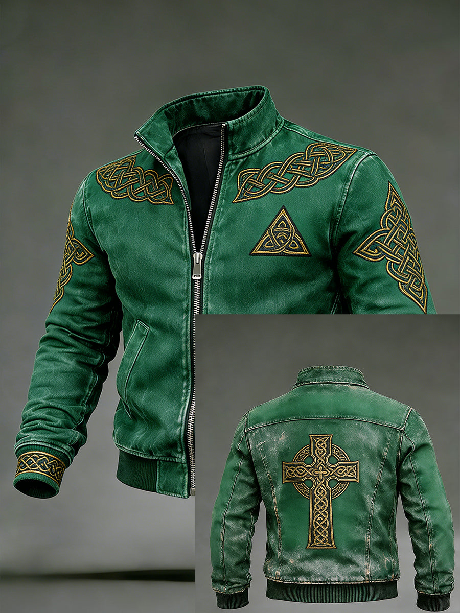 Herren keltische Vintage-Jacke